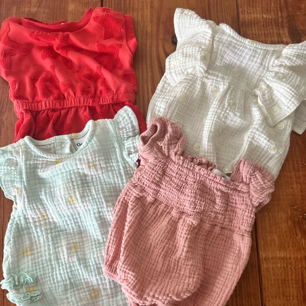 Baby Girl Onesie Outfits - 0-3 months